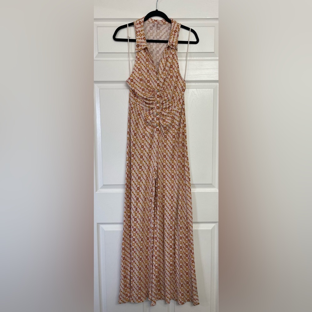 Free people Shayla Halter Jumpsuit | Size Small